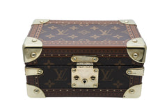 極美品 LOUIS VUITTON ルイヴィトン モノグラムコフレトレゾール20 ジュエリーケース ポーチ M20037 中古 4b011432