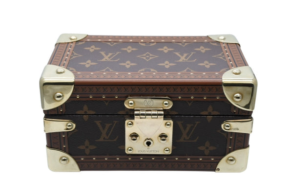 極美品 LOUIS VUITTON ルイヴィトン モノグラムコフレトレゾール20 ジュエリーケース ポーチ M20037 中古 4b011432