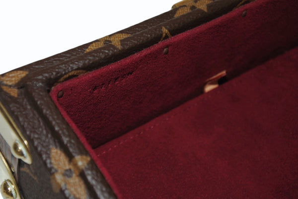 極美品 LOUIS VUITTON ルイヴィトン モノグラムコフレトレゾール20 ジュエリーケース ポーチ M20037 中古 4b011432