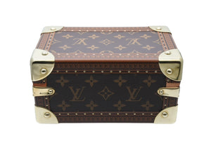 極美品 LOUIS VUITTON ルイヴィトン モノグラムコフレトレゾール20 ジュエリーケース ポーチ M20037 中古 4b011432