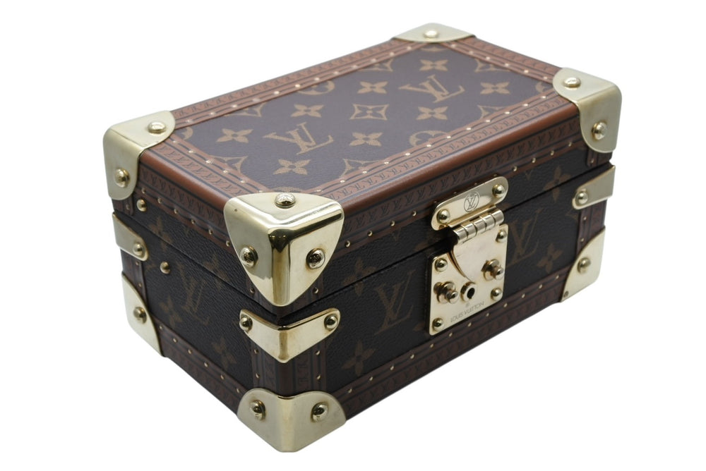 Very good condition LOUIS VUITTON Monogram Coffret Resor 20 Jewelry Case Pouch M20037 Used 4b011432
