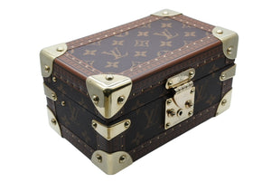 極美品 LOUIS VUITTON ルイヴィトン モノグラムコフレトレゾール20 ジュエリーケース ポーチ M20037 中古 4b011432
