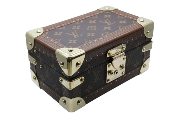 極美品 LOUIS VUITTON ルイヴィトン モノグラムコフレトレゾール20 ジュエリーケース ポーチ M20037 中古 4b011432