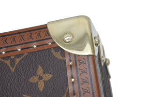 極美品 LOUIS VUITTON ルイヴィトン モノグラムコフレトレゾール20 ジュエリーケース ポーチ M20037 中古 4b011432