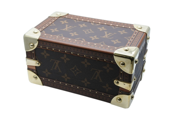 極美品 LOUIS VUITTON ルイヴィトン モノグラムコフレトレゾール20 ジュエリーケース ポーチ M20037 中古 4b011432