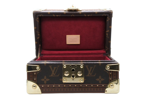 極美品 LOUIS VUITTON ルイヴィトン モノグラムコフレトレゾール20 ジュエリーケース ポーチ M20037 中古 4b011432