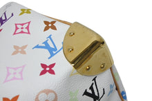 Load image into Gallery viewer, LOUIS VUITTON ルイヴィトン スピーディ30 ハンドバッグ M92643 モノグラム マルチカラー 村上隆 ホワイト 美品 中古 4b011643