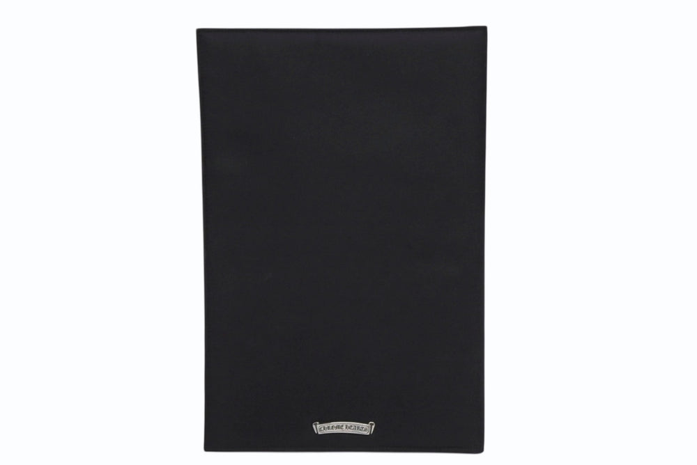 CHROME HEARTS クロムハーツ バインダー ノートカバー マックスフィールド限定 ラージCHクロス ナイロン シルバ−925 美品 中古 4b011713