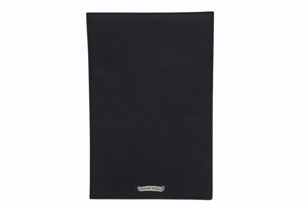 CHROME HEARTS クロムハーツ バインダー ノートカバー マックスフィールド限定 ラージCHクロス ナイロン シルバ−925 美品 中古 4b011713
