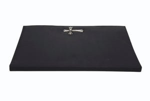 CHROME HEARTS クロムハーツ バインダー ノートカバー マックスフィールド限定 ラージCHクロス ナイロン シルバ−925 美品 中古 4b011713