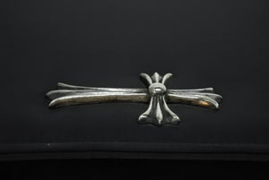 CHROME HEARTS クロムハーツ バインダー ノートカバー マックスフィールド限定 ラージCHクロス ナイロン シルバ−925 美品 中古 4b011713