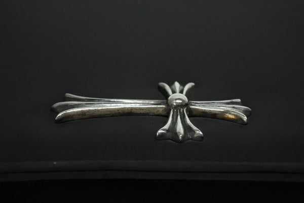CHROME HEARTS クロムハーツ バインダー ノートカバー マックスフィールド限定 ラージCHクロス ナイロン シルバ−925 美品 中古 4b011713