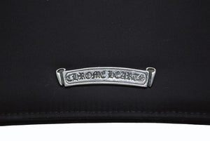 CHROME HEARTS クロムハーツ バインダー ノートカバー マックスフィールド限定 ラージCHクロス ナイロン シルバ−925 美品 中古 4b011713