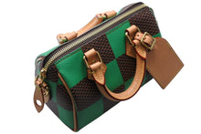 Load image into Gallery viewer, 極美品 LOUIS VUITTON ルイヴィトン スピーディ バンドリエール18 2WAYバッグ N40534 ダミエ ポップ グリーン ゴールド金具 中古 4b011774