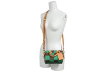Load image into Gallery viewer, 極美品 LOUIS VUITTON ルイヴィトン スピーディ バンドリエール18 2WAYバッグ N40534 ダミエ ポップ グリーン ゴールド金具 中古 4b011774