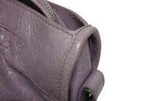 Load image into Gallery viewer, BALENCIAGA バレンシアガ ザ ジャイアント シティ ハンドバッグ 002123 パープル シルバー金具 美品 中古 4b011366