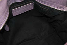 Load image into Gallery viewer, BALENCIAGA バレンシアガ ザ ジャイアント シティ ハンドバッグ 002123 パープル シルバー金具 美品 中古 4b011366