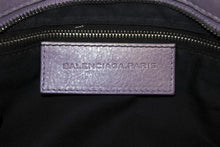 Load image into Gallery viewer, BALENCIAGA バレンシアガ ザ ジャイアント シティ ハンドバッグ 002123 パープル シルバー金具 美品 中古 4b011366