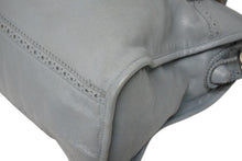 Load image into Gallery viewer, BALENCIAGA バレンシアガ Giant City ジャイアント シティ 2WAYバッグ 204529 ブルー シルバー金具 美品 中古 4b011368