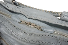 Load image into Gallery viewer, BALENCIAGA バレンシアガ Giant City ジャイアント シティ 2WAYバッグ 204529 ブルー シルバー金具 美品 中古 4b011368