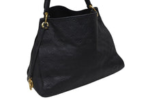 Load image into Gallery viewer, 極美品 LOUIS VUITTON ルイヴィトン アーツィー MM ワンショルダーバッグ M41066 ブラック モノグラムアンプラント レザー ゴールド金具 中古 4b011386