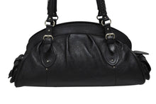Load image into Gallery viewer, 極美品 Christian Dior クリスチャンディオール ヴィンテージ ハンドバッグ 01-RU-1006 ブラック レザー シルバー金具 中古 4b011627