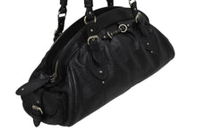Load image into Gallery viewer, 極美品 Christian Dior クリスチャンディオール ヴィンテージ ハンドバッグ 01-RU-1006 ブラック レザー シルバー金具 中古 4b011627