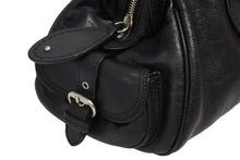Load image into Gallery viewer, 極美品 Christian Dior クリスチャンディオール ヴィンテージ ハンドバッグ 01-RU-1006 ブラック レザー シルバー金具 中古 4b011627