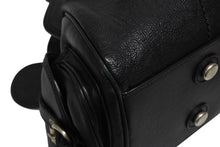 Load image into Gallery viewer, 極美品 Christian Dior クリスチャンディオール ヴィンテージ ハンドバッグ 01-RU-1006 ブラック レザー シルバー金具 中古 4b011627