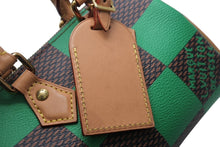 Load image into Gallery viewer, 極美品 LOUIS VUITTON ルイヴィトン スピーディ バンドリエール18 2WAYバッグ N40534 ダミエ ポップ グリーン ゴールド金具 中古 4b011774