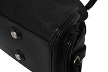 Load image into Gallery viewer, 極美品 Christian Dior クリスチャンディオール ヴィンテージ ハンドバッグ 01-RU-1006 ブラック レザー シルバー金具 中古 4b011627
