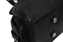 Load image into Gallery viewer, 極美品 Christian Dior クリスチャンディオール ヴィンテージ ハンドバッグ 01-RU-1006 ブラック レザー シルバー金具 中古 4b011627