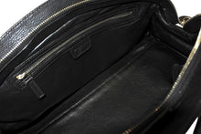 Load image into Gallery viewer, 極美品 Christian Dior クリスチャンディオール ヴィンテージ ハンドバッグ 01-RU-1006 ブラック レザー シルバー金具 中古 4b011627