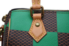 Load image into Gallery viewer, 極美品 LOUIS VUITTON ルイヴィトン スピーディ バンドリエール18 2WAYバッグ N40534 ダミエ ポップ グリーン ゴールド金具 中古 4b011774