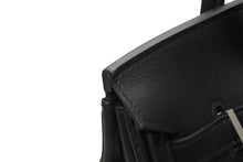 Load image into Gallery viewer, 新品未使用 HERMES エルメス Birkin25 バーキン25 ハンドバッグ ヴォースイフト ブラック コートアコート B刻印 シルバー金具 中古 4b013159
