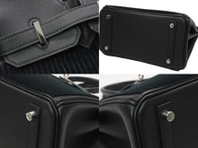 Load image into Gallery viewer, 新品未使用 HERMES エルメス Birkin25 バーキン25 ハンドバッグ ヴォースイフト ブラック コートアコート B刻印 シルバー金具 中古 4b013159