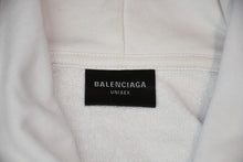 画像をギャラリービューアに読み込む, BALENCIAGA バレンシアガ 22AW Be different Hoodie プルオーバーフーディー 713677 サイズ1 アイボリー 刺繍 美品 中古 4b013315