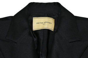 極美品 UNITED ARROWS ユナイテッドアローズ ジャケット ブラック サイズ36 1522-257-2899 中古 4b013339