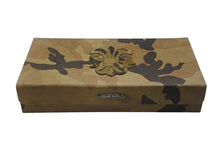 画像をギャラリービューアに読み込む, CHROME HEARTS クロムハーツ サングラスケース メガネケース BSフレア パッチ カーキ 迷彩 カモ柄 シルバー金具 美品 中古 4b002567