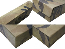 画像をギャラリービューアに読み込む, CHROME HEARTS クロムハーツ サングラスケース メガネケース BSフレア パッチ カーキ 迷彩 カモ柄 シルバー金具 美品 中古 4b002567