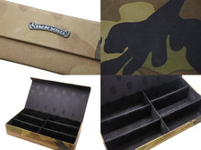 画像をギャラリービューアに読み込む, CHROME HEARTS クロムハーツ サングラスケース メガネケース BSフレア パッチ カーキ 迷彩 カモ柄 シルバー金具 美品 中古 4b002567