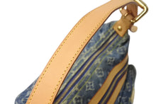 画像をギャラリービューアに読み込む, 極美品 LOUIS VUITTON ルイヴィトン モノグラムデニム バギーPM ショルダーバッグ ワンショルダー M95049 インディゴブルー 中古 4b002665