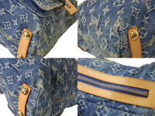 画像をギャラリービューアに読み込む, 極美品 LOUIS VUITTON ルイヴィトン モノグラムデニム バギーPM ショルダーバッグ ワンショルダー M95049 インディゴブルー 中古 4b002665
