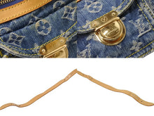 画像をギャラリービューアに読み込む, 極美品 LOUIS VUITTON ルイヴィトン モノグラムデニム バギーPM ショルダーバッグ ワンショルダー M95049 インディゴブルー 中古 4b002665