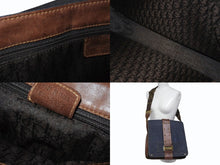 画像をギャラリービューアに読み込む, Christian Dior クリスチャンディオール ストリートシック ショルダーバッグ BM-0052 デニム レザー ガリアーノ期 美品 中古 4b002850