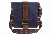 画像をギャラリービューアに読み込む, Christian Dior クリスチャンディオール ストリートシック ショルダーバッグ BM-0052 デニム レザー ガリアーノ期 美品 中古 4b002850