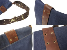 画像をギャラリービューアに読み込む, Christian Dior クリスチャンディオール ストリートシック ショルダーバッグ BM-0052 デニム レザー ガリアーノ期 美品 中古 4b002850