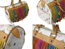 Load image into Gallery viewer, LOUIS VUITTON ルイヴィトン スピーディ フラーンジュ25 ハンドバッグ M40113 モノグラム マルチカラー 村上隆 美品 中古 4b003614