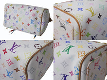 Load image into Gallery viewer, LOUIS VUITTON ルイヴィトン スピーディ フラーンジュ25 ハンドバッグ M40113 モノグラム マルチカラー 村上隆 美品 中古 4b003614