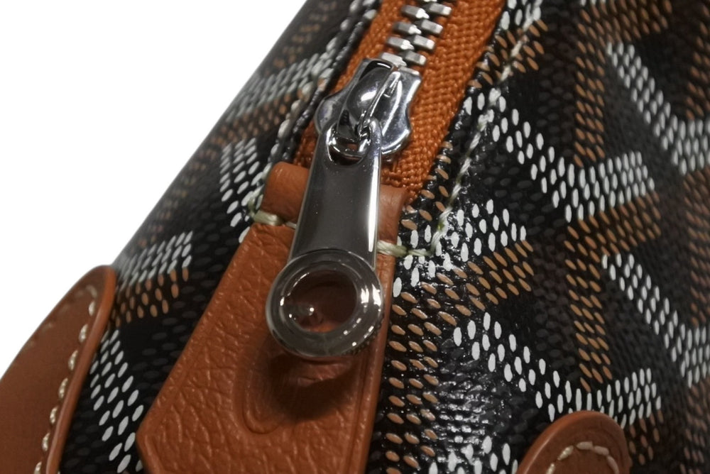 New and unused GOYARD Goyard Pouch Vendome Cosmetic Pouch Brown Silver Hardware Used 4b003702